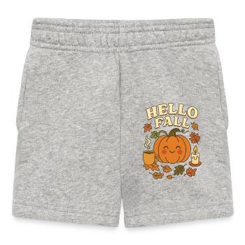 Cute_hello_fall - Baby Shorts - Grau meliert - Vorne