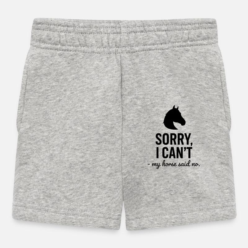 Conception de silhouette noire - Short Bébé - gris chiné