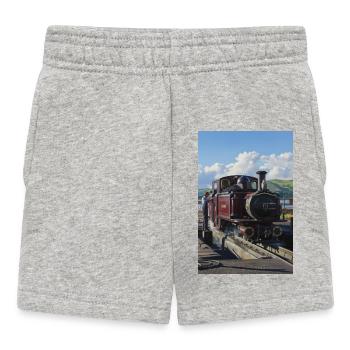 Merddin Emrys in der Boston Lodge - Baby Shorts - Grau meliert - Vorne