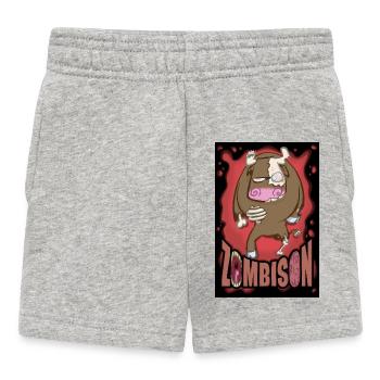 Zombison-Poster - Baby Shorts - Grau meliert - Vorne