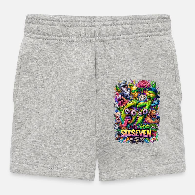 Ultra pourriture cérébrale - Short Bébé - gris chiné