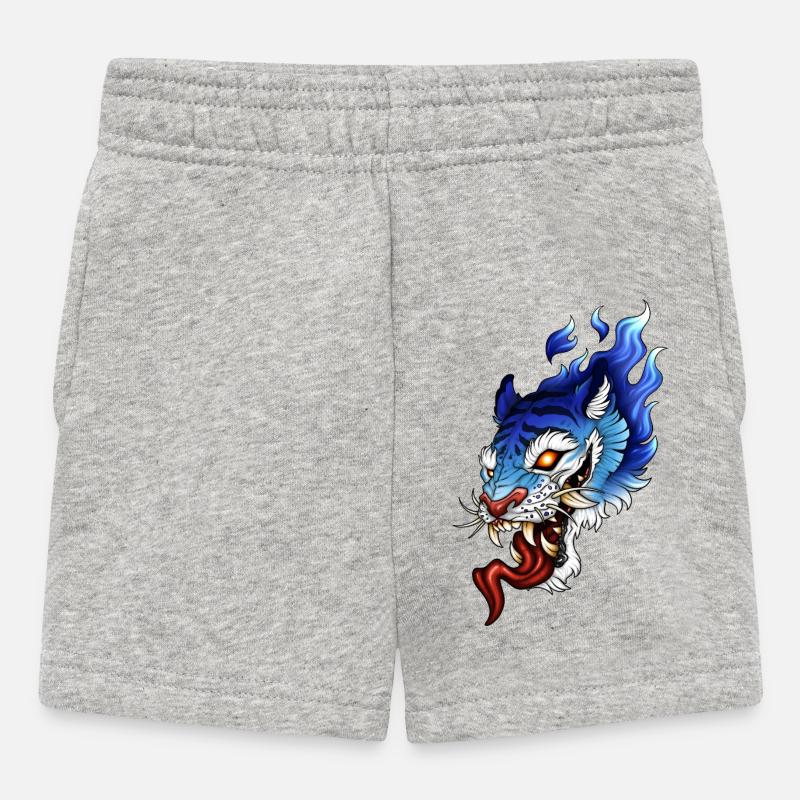 OniTiger - Short Bébé - gris chiné