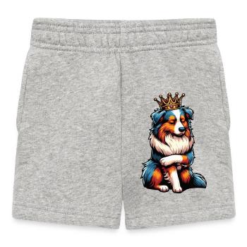 Australian Shepherd Aussie Aussiebesitzer Aussies - Baby Shorts - Grau meliert - Vorne