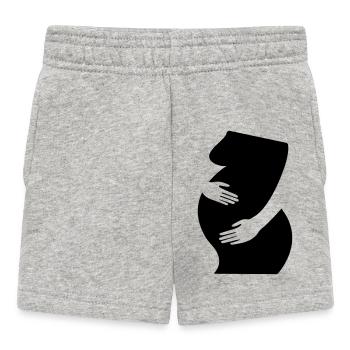 Grossesse, bébé - Short Bébé - gris chiné - Devant