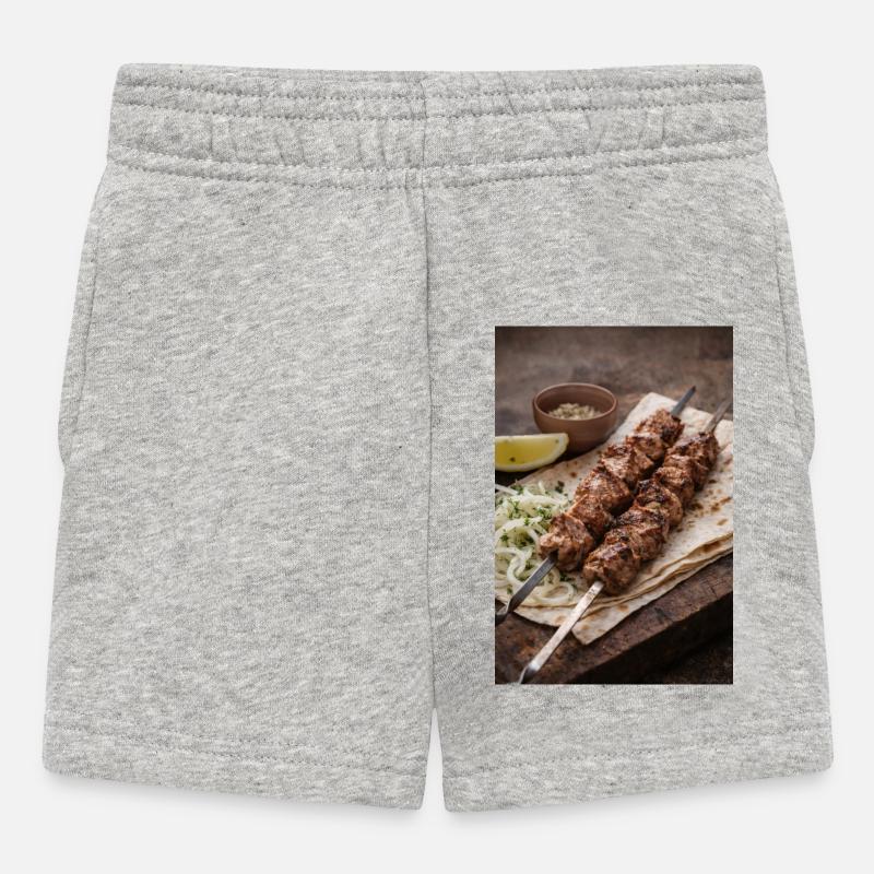 Chachlik - Short Bébé - gris chiné