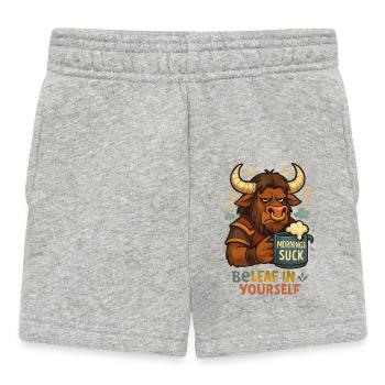 Be Leaf in Yourself Tauren - Baby Shorts - Grau meliert - Vorne