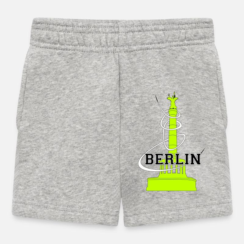 Ambiance berlinoise - Short Bébé - gris chiné