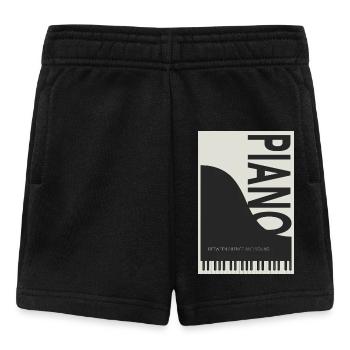 Piano – Between Silence and Sound - Baby Shorts - Schwarz - Vorne
