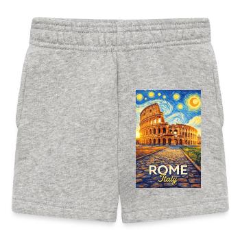 Rome, Italie - Short Bébé - gris chiné - Devant