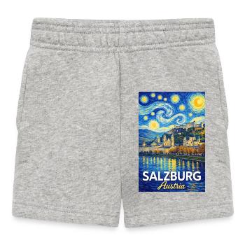 Salzburg, Österreich - Baby Shorts - Grau meliert - Vorne