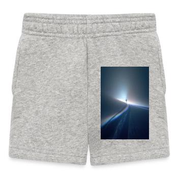 Lone Wanderer auf dem Frostrücken - Baby Shorts - Grau meliert - Vorne