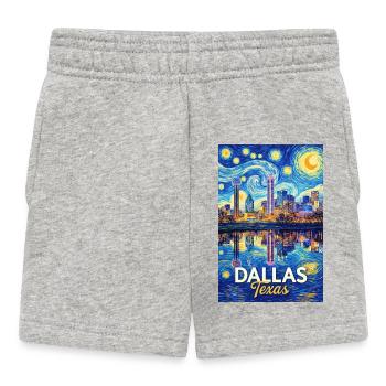 Dallas, Texas - Baby Shorts - heather grey - Front