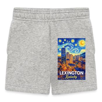 Lexington, Kentucky - Baby Shorts - heather grey - Front