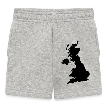 Angleterre - Short Bébé - gris chiné - Devant