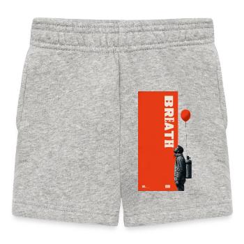 Breath natur - Baby Shorts - heather grey - Front