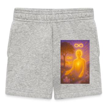 Aura d’Infini - Short Bébé - gris chiné - Devant