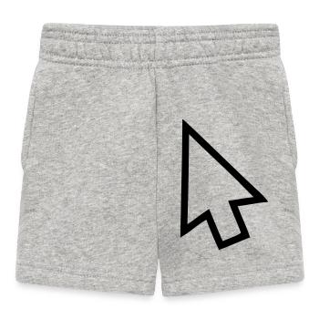 Arrow - Baby Shorts - heather grey - Front