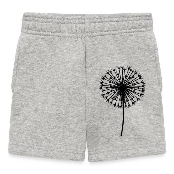Pissenlit - Short Bébé - gris chiné - Devant