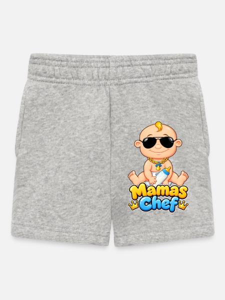 Mamas Chef  - Baby Shorts - Grau meliert