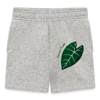 Alocasia Frydek - Short Bébé - gris chiné - Devant