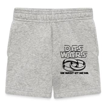 Junggesellenabschied ,JGA - das wars .(25) - Baby Shorts - Grau meliert - Vorne
