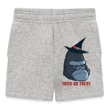 Halloween Gorilla - Short Bébé - gris chiné - Devant