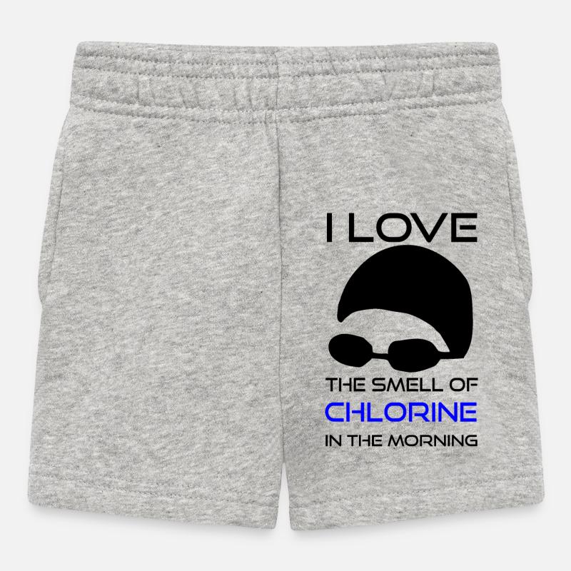 Natation Sort chlore odeur - Short Bébé - gris chiné