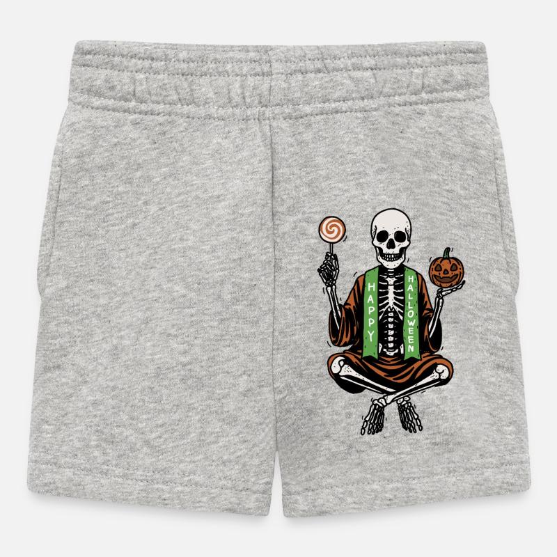 SOIRÉE D’HALLOWEEN - Short Bébé - gris chiné
