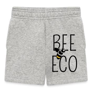 Bee Committed to Organic Transition - Baby Shorts - heather grey - Front