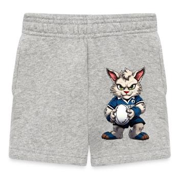 Rugby Cat - Short Bébé - gris chiné - Devant