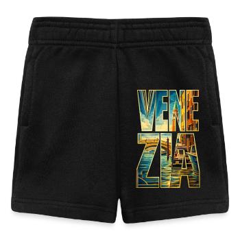 Venise-Goldene Kanäle - Baby Shorts - Schwarz - Vorne