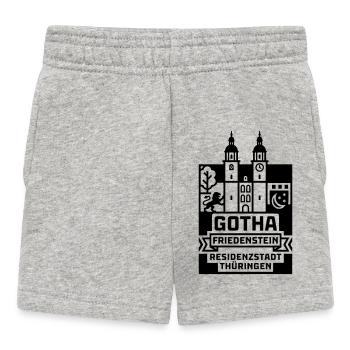 Gotha Friedenstein Residenzstadt Thüringen - Baby Shorts - Grau meliert - Vorne