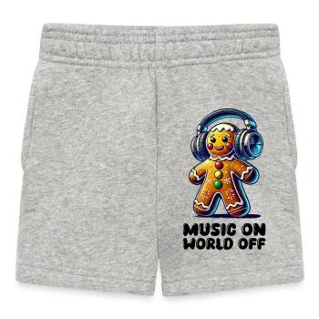 Gingerbread Music - Baby Shorts - Grau meliert - Vorne
