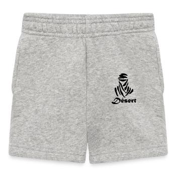 Wüste - Baby Shorts - Grau meliert - Vorne