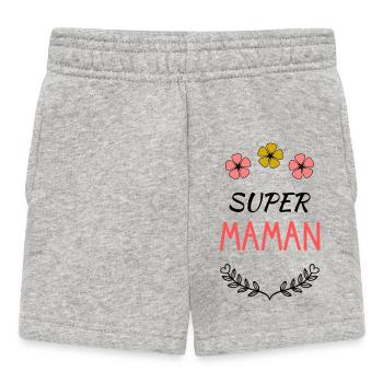 OMA. OMA. FEST - Baby Shorts - Grau meliert - Vorne
