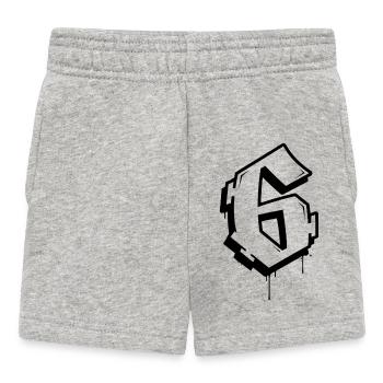 Digital Art 6 - Baby Shorts - heather grey - Front