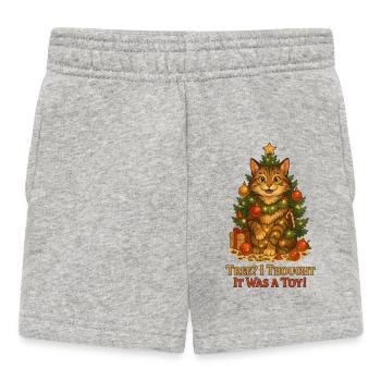 Hangover in the Christmas tree joke - Baby Shorts - heather grey - Front