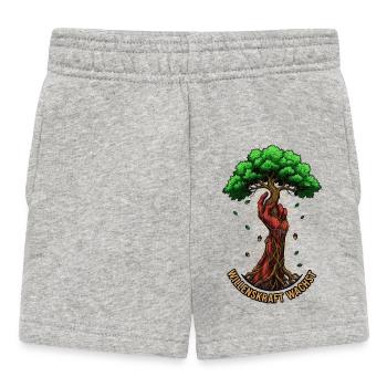 Willenskraft Wachst - Baby Shorts - heather grey - Front