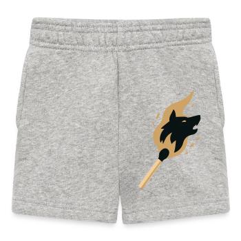 Lone Wolf Flaming Alpha Style Match - Baby Shorts - Grau meliert - Vorne