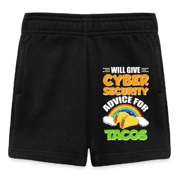 Funny Cybersecurity IT Support IT Security Network - Baby Shorts - black - Front