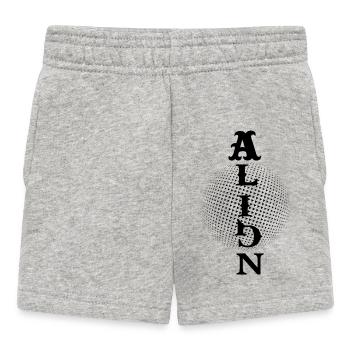 Frieden – Spirituelle Energie - Baby Shorts - Grau meliert - Vorne