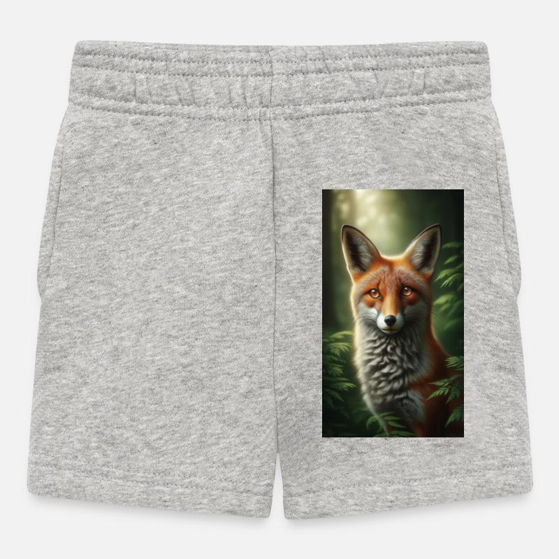 Fuchs - Baby Shorts - Grau meliert