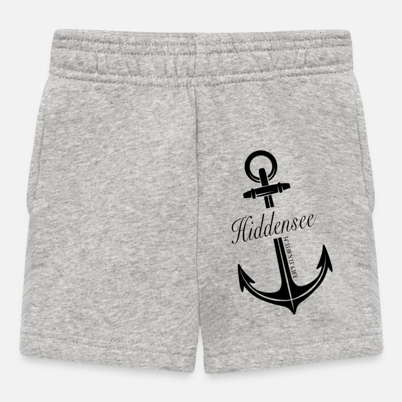 Hiddensee - Baby Shorts - Grau meliert