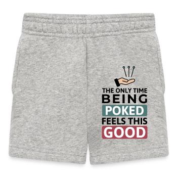 The Only Time Being Poked Feels Good Acupuncturist - Baby Shorts - heather grey - Front