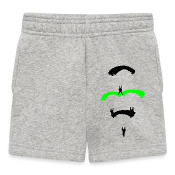 Parachute Diamond - Baby Shorts - heather grey - Front