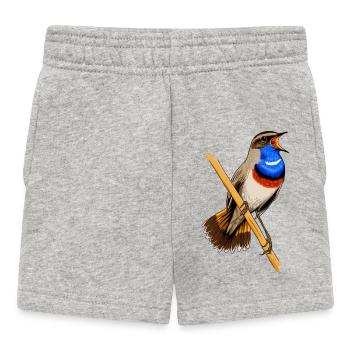 Gorge bleue - Short Bébé - gris chiné - Devant