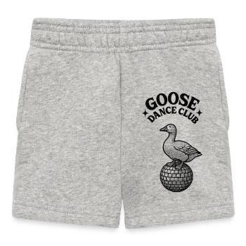 Goose Dance Club - weirdpeoplelovethis. - Baby Shorts - heather grey - Front