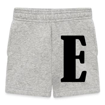 E - Baby Shorts - Grau meliert - Vorne