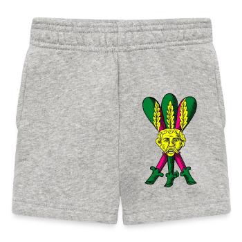 DREI STÖCKE - Baby Shorts - Grau meliert - Vorne