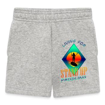 Stand Up Paddling - Baby Shorts - Grau meliert - Vorne